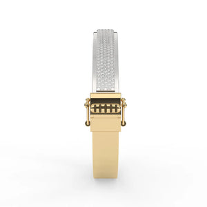 Luxe Two-Tone Diamond Pavé Bangle