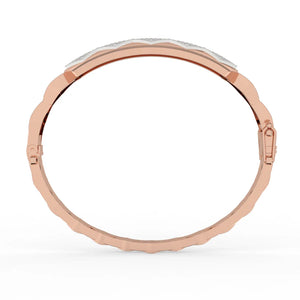 Hexa Glow Diamond Geometric Bangle