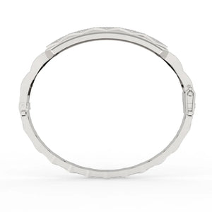 Hexa Glow Diamond Geometric Bangle