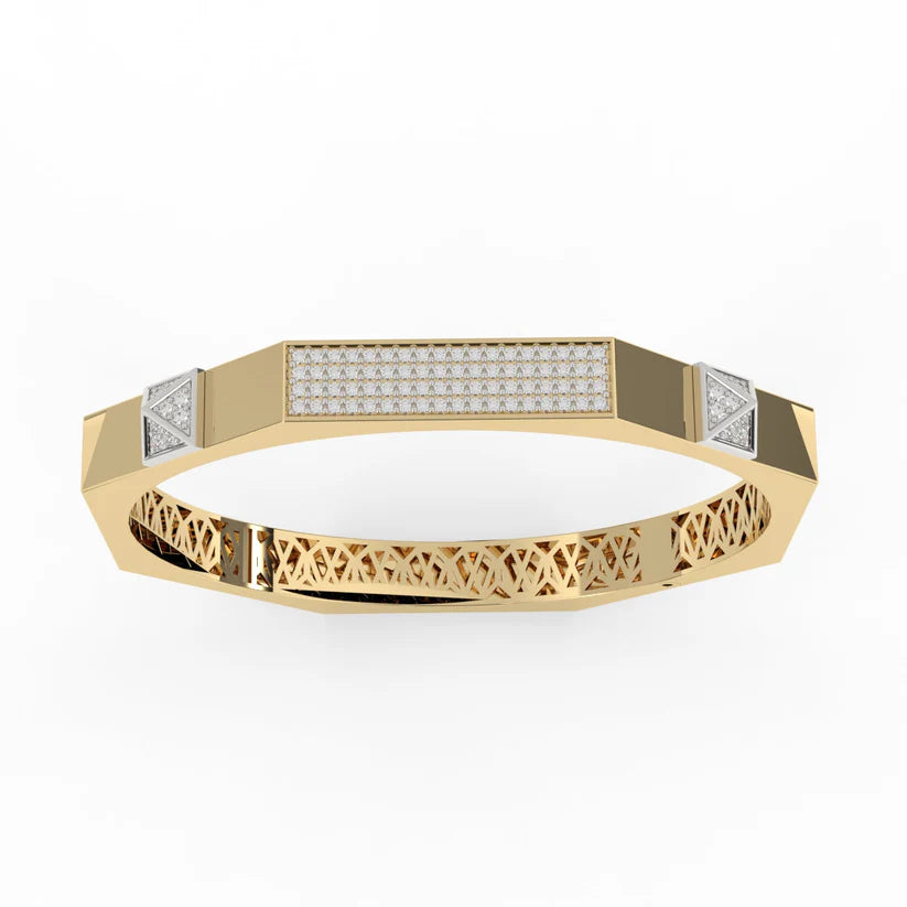 Hexagonal Honeycomb Bangle