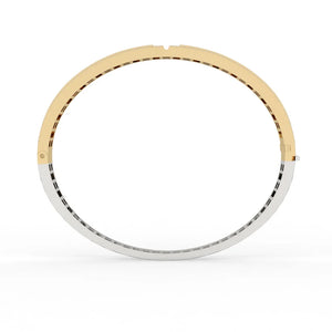 Dual Track Two Tone Mens Kada