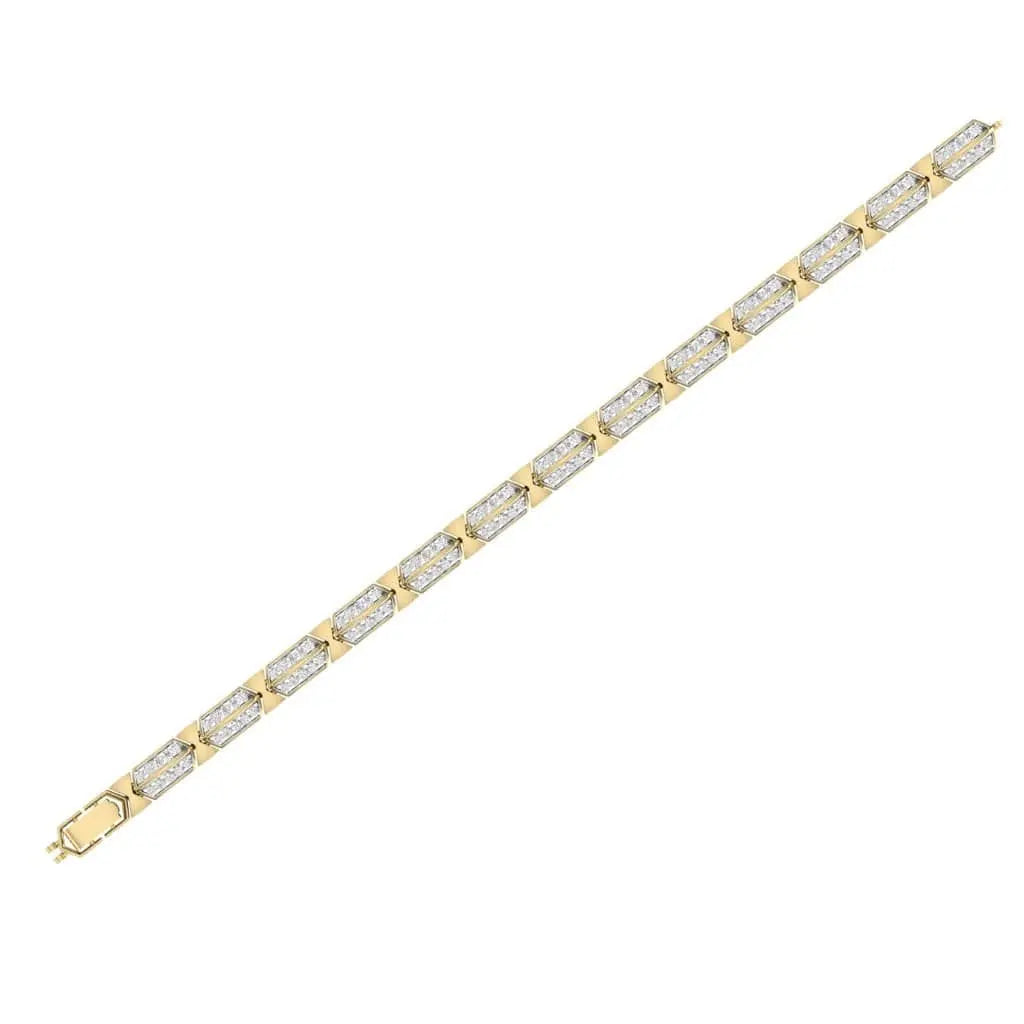 Metropolitan Deco Cut Baguette Bracelet