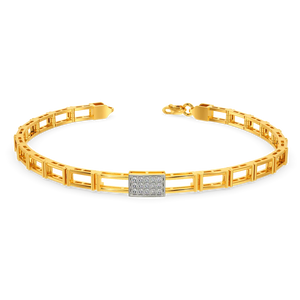 Architectural Bar Link Bracelet