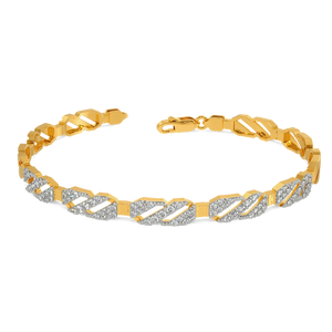 Monarch Pavé Architectural Bar Bracelet