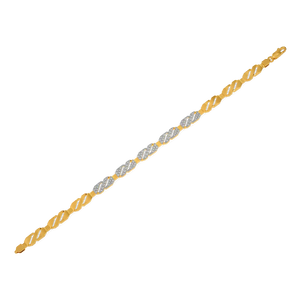 Monarch Pavé Architectural Bar Bracelet