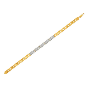 Sovereign Pavé Bold Bar Link Bracelet