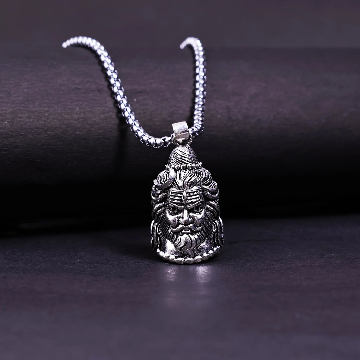Plated Trishul Shiva Pendant