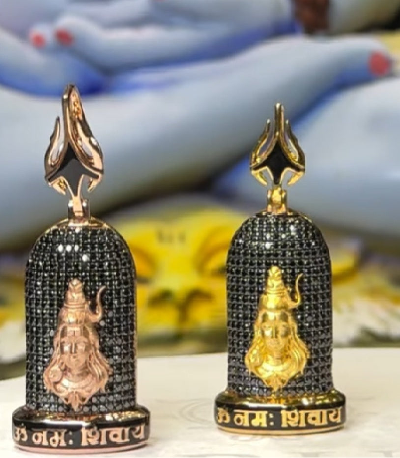 Mahadev Eternal Shivling Pavé Pendant