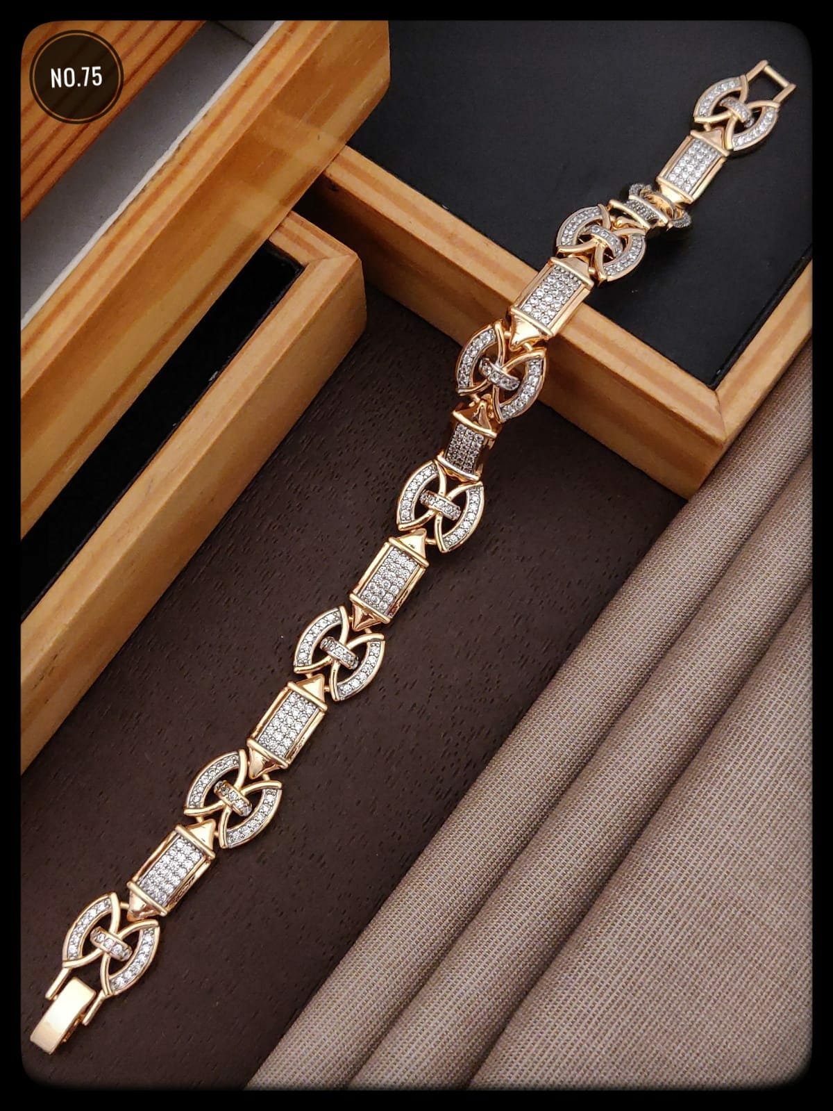 Infinity Pavé Statement Bracelet