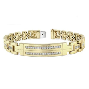 Imperium Double Row Pavé Bar Bracelet