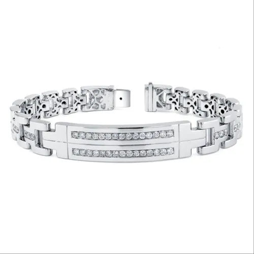 Imperium Double Row Pavé Bar Bracelet