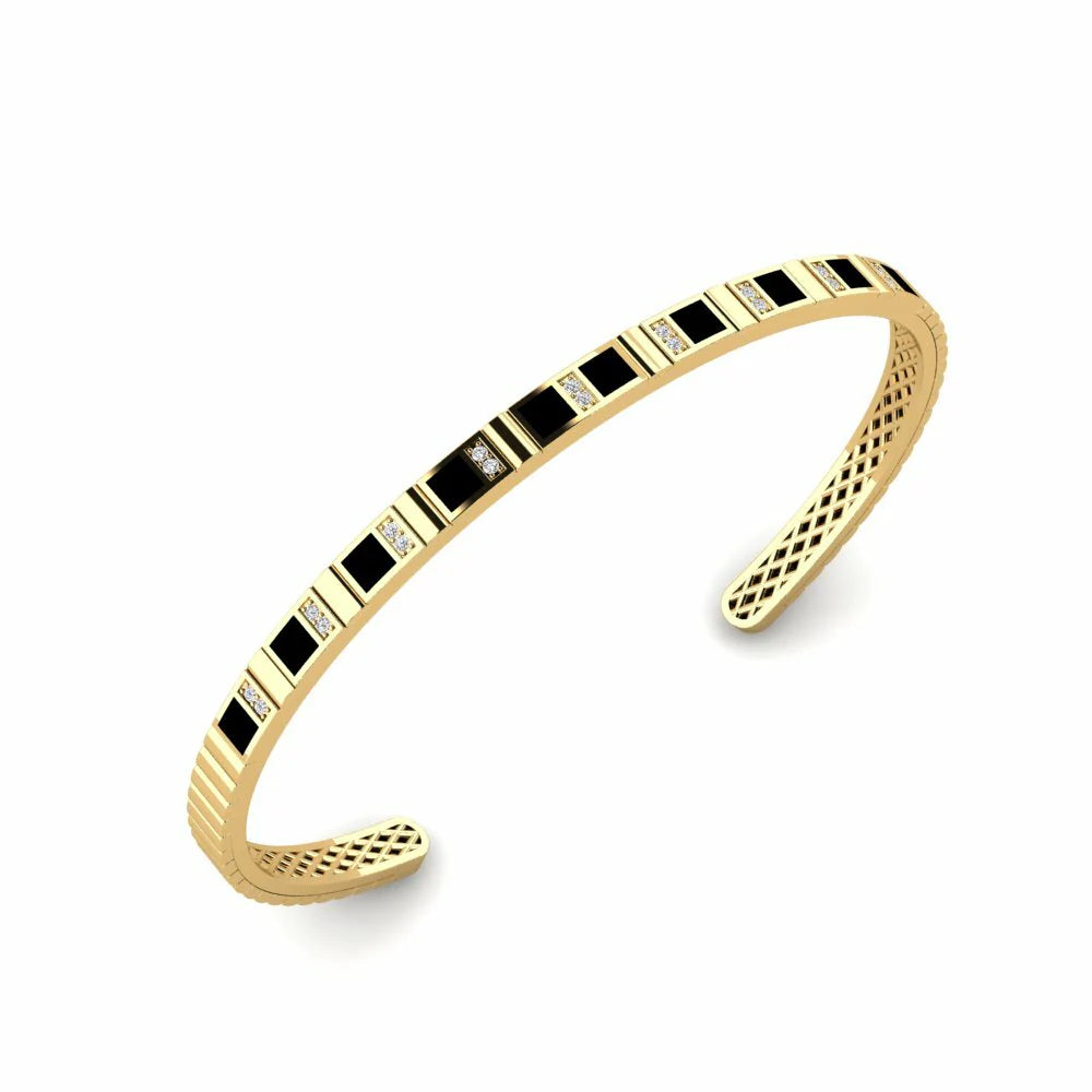 Majestic Mosaic Rose Gold Baguette Round Tennis Bracelet