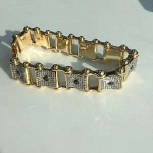 Imperial Pavé Architectural Statement Bracelet