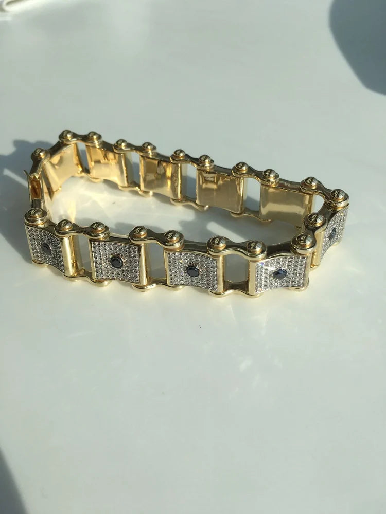Imperial Pavé Architectural Statement Bracelet