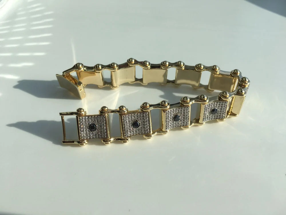 Imperial Pavé Architectural Statement Bracelet