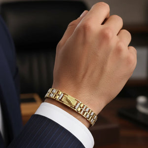 Volos Dual Tone Link Bracelet