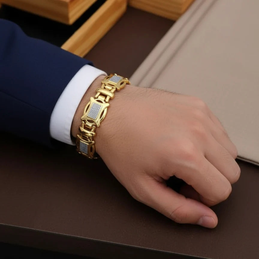 Om Sacred Link Bracelet