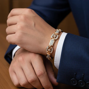 Infinity Pavé Statement Bracelet