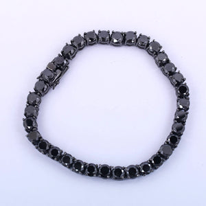 Midnight Black Onyx Tennis Bracelet