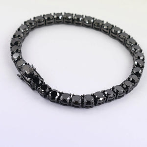 Midnight Black Onyx Tennis Bracelet