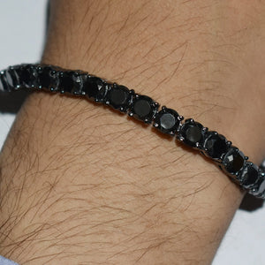 Midnight Black Onyx Tennis Bracelet