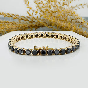Midnight Noir Tennis Bracelet