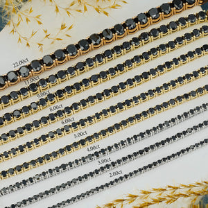 Midnight Noir Tennis Bracelet