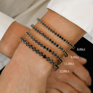 Midnight Noir Tennis Bracelet