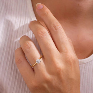 Classic Round Brilliant Cut Solitaire Ring