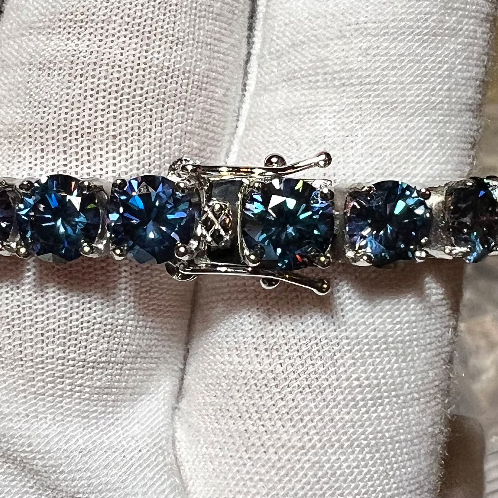 Cerulean Sparkle Tennis Bracelet