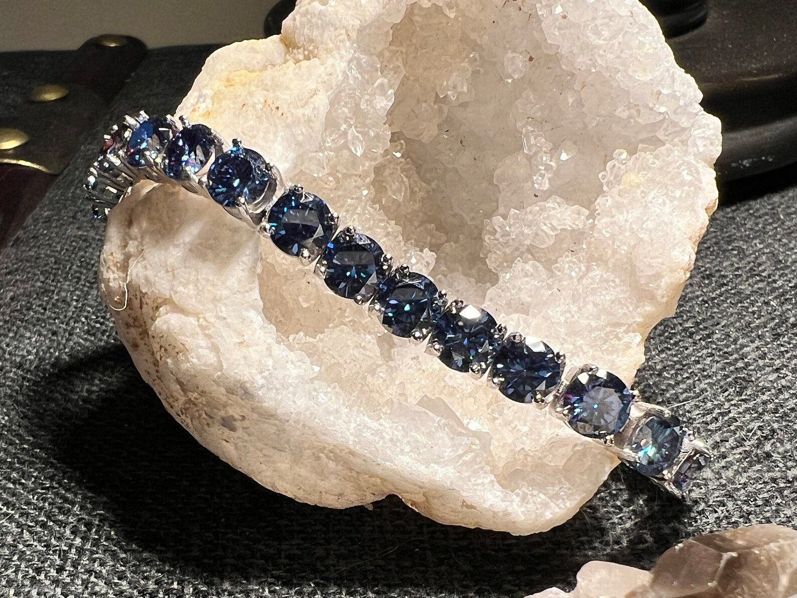 Cerulean Sparkle Tennis Bracelet