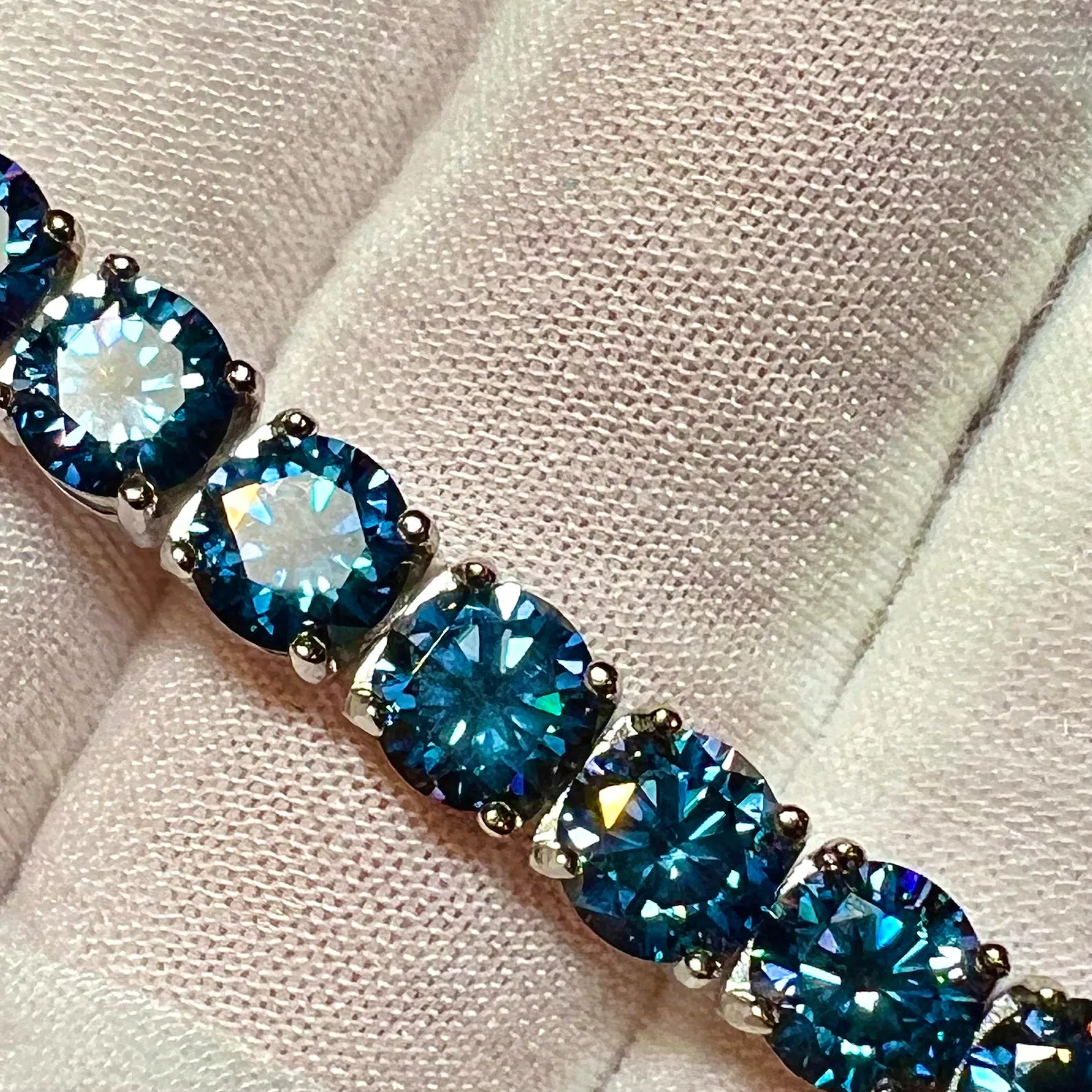 Cerulean Sparkle Tennis Bracelet