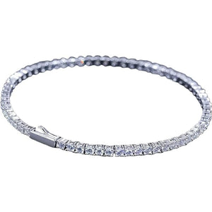 Essential Round-Cut "Infinite Light" Tennis Bracelet