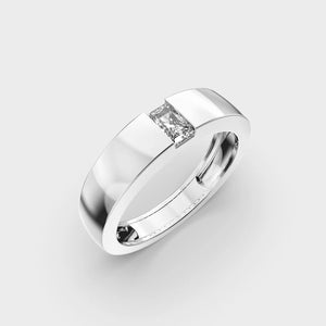 Men’s Princess Cut Architectural Band