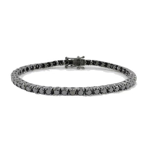 Noir & Gold Tennis Bracelet