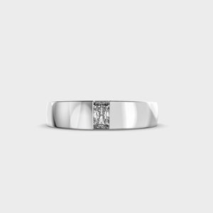 Men’s Princess Cut Architectural Band