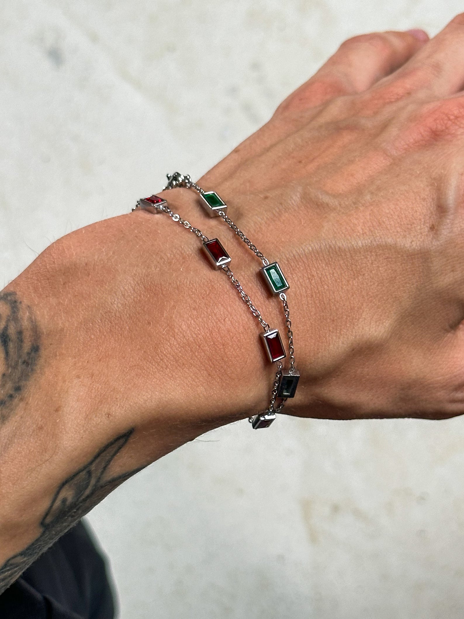 Crimson Baguette Minimalist Link