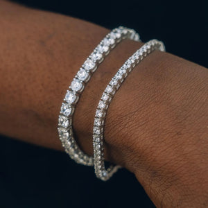 Round Brilliant Stackable Tennis Bracelet
