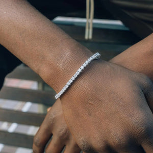 Round Brilliant Stackable Tennis Bracelet