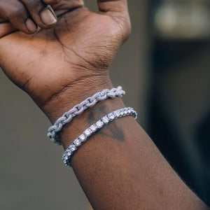 Round Brilliant Stackable Tennis Bracelet