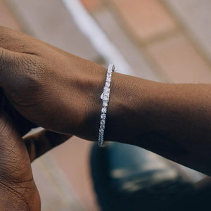 Round Brilliant Stackable Tennis Bracelet
