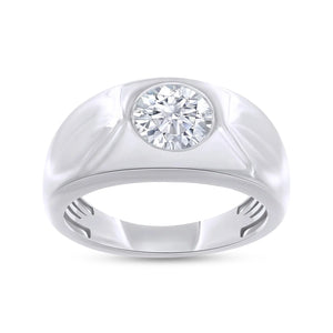 Men’s Executive Bezel Set Dome Band