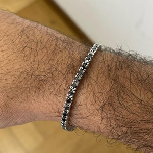 Midnight Onyx Black Diamond Tennis Bracelet