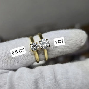 Classic Round Brilliant Cut Solitaire Ring