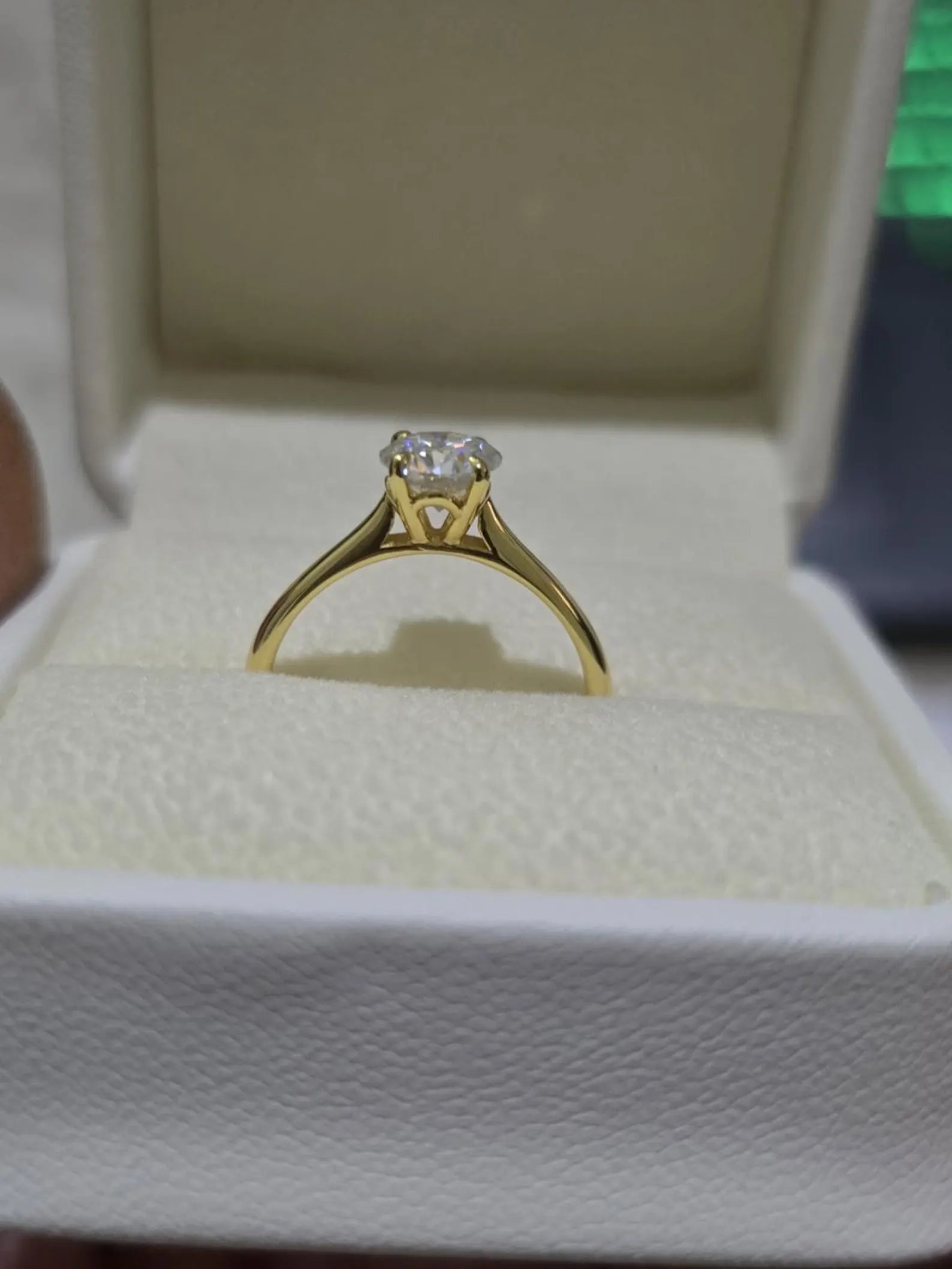 Classic Round Brilliant Cut Solitaire Ring