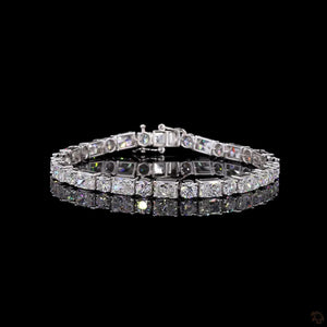 Men’s Duo-Cut Infinite Tennis Bracelet