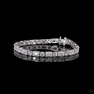 Men’s Duo-Cut Infinite Tennis Bracelet