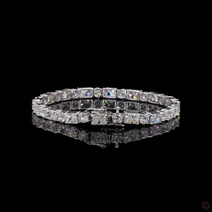 Men’s Duo-Cut Infinite Tennis Bracelet