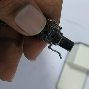 Triple Row Nightshade Onyx Amethyst Statement Bracelet