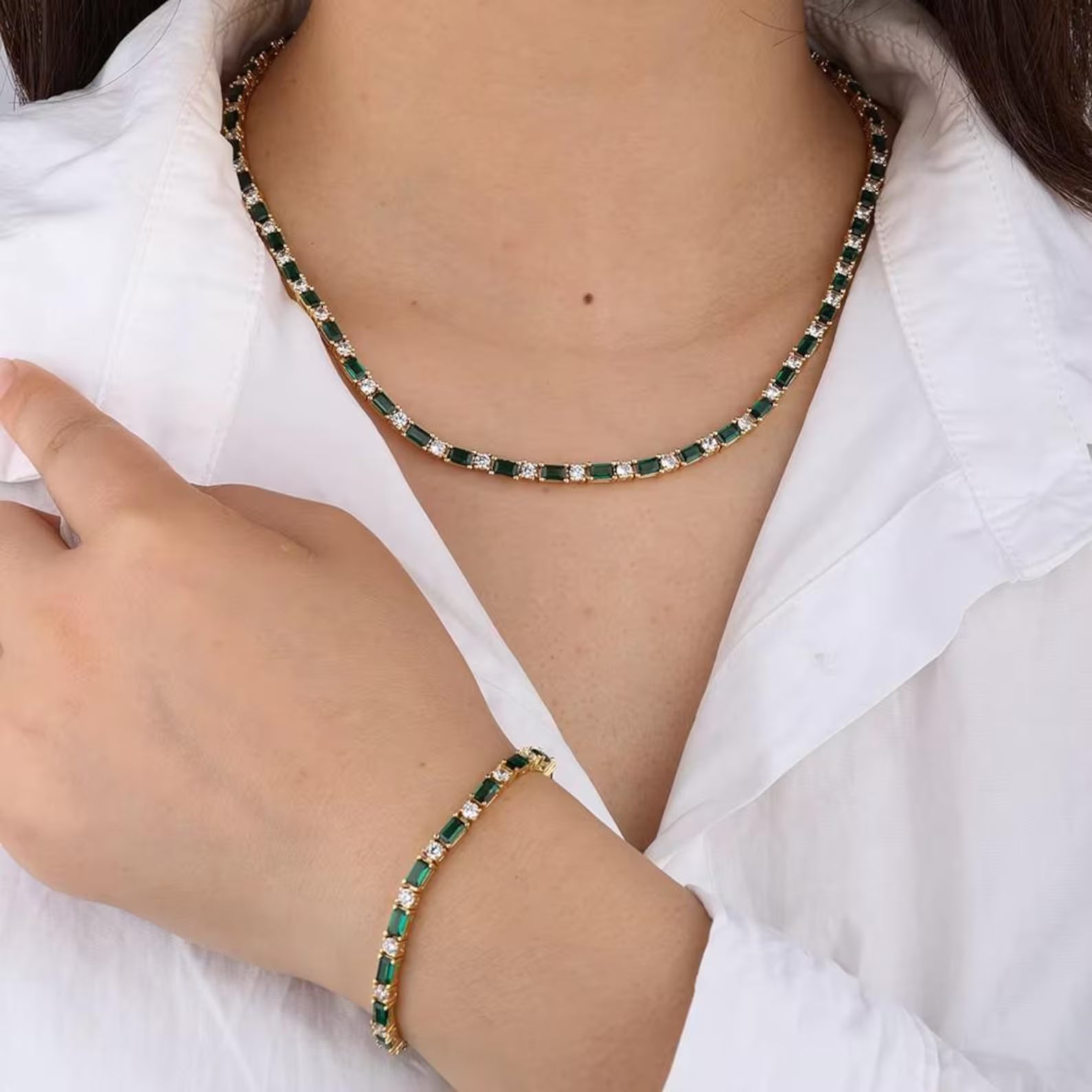 Emerald Isle Mosaic Bracelet